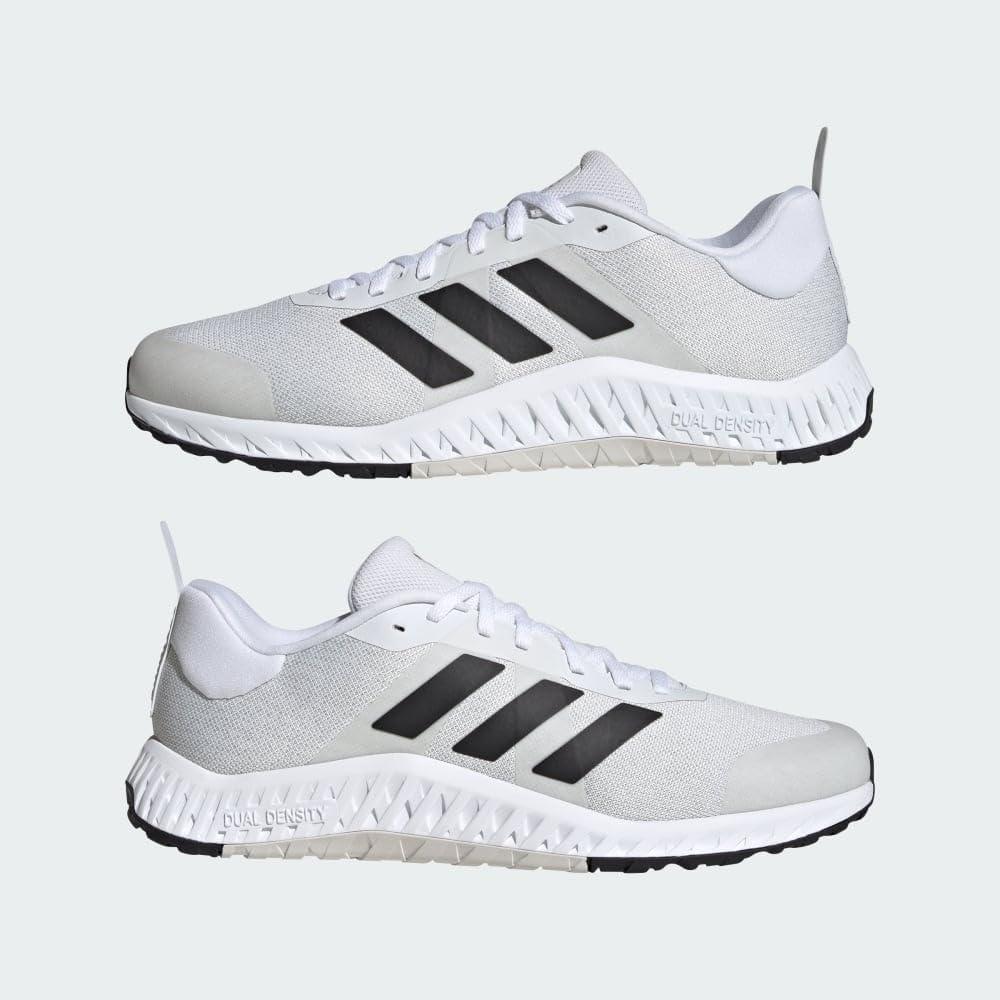 imageadidas UnisexAdult Everyset Training SneakerWhiteBlackGrey
