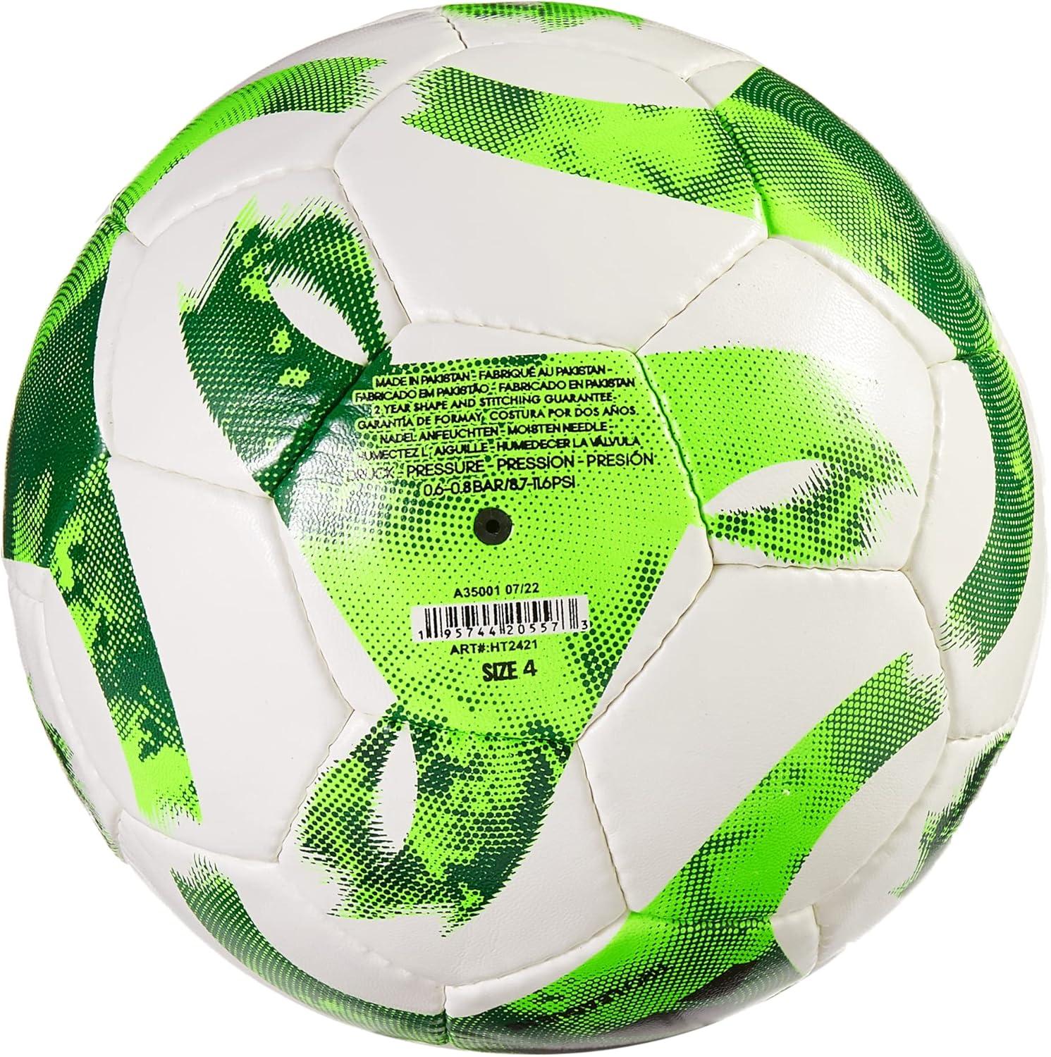 imageadidas UnisexAdult Tiro Match BallWhiteTeam GreenTeam Solar GreenBlack