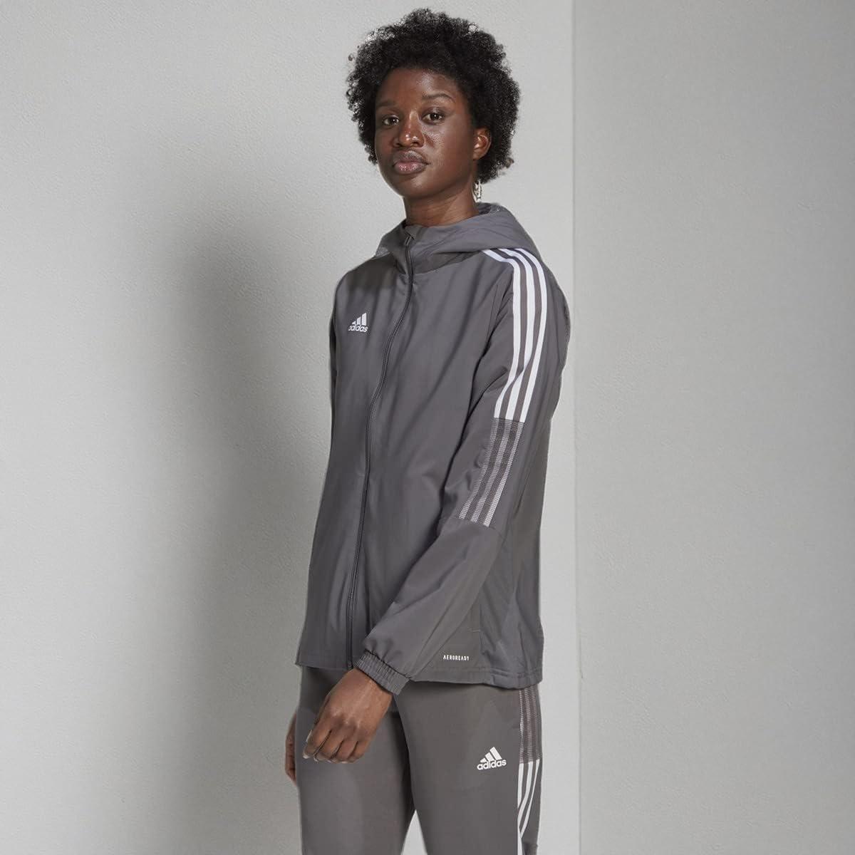 imageadidas Womens Tall Size Tiro 21 WindbreakerTeam Grey Four