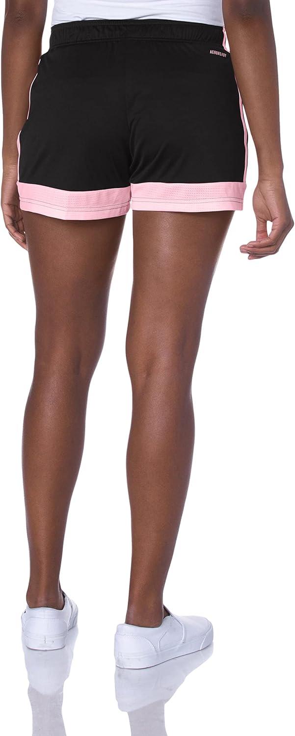imageadidas Womens Tastigo 19 ShortsBlackTrue Pink
