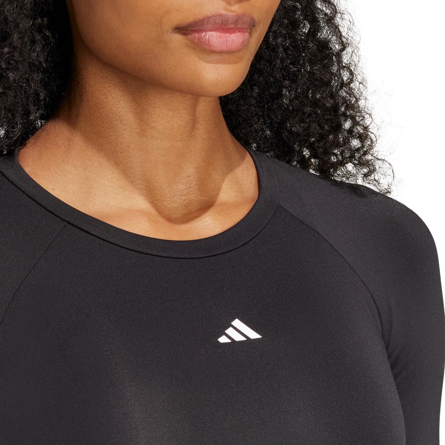 imageadidas Womens Techfit LongSleeve Training TopBlack