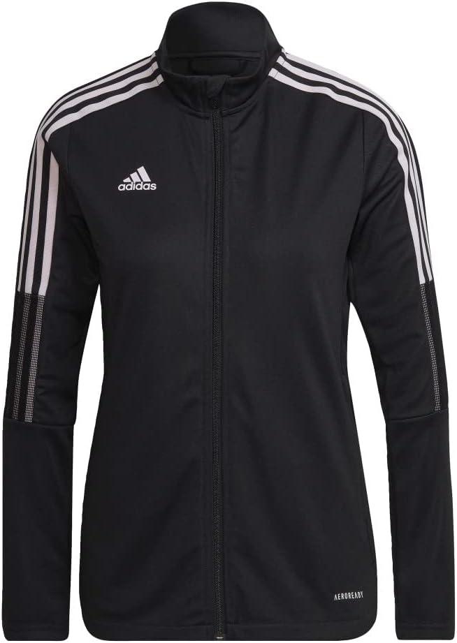 imageadidas Womens Tiro 21 Track JacketBlackClear Pink