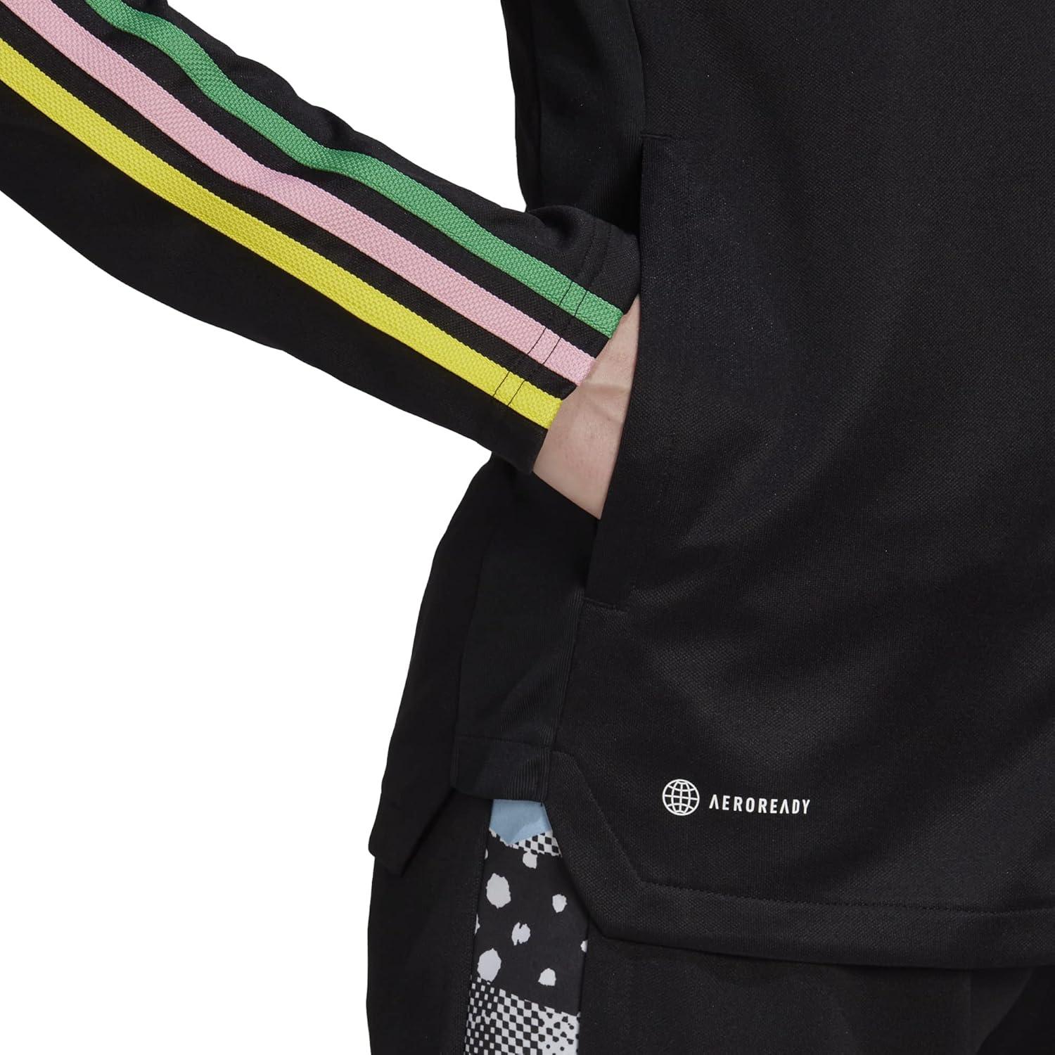 imageadidas Womens Tiro 21 Track JacketBlackMulticolor