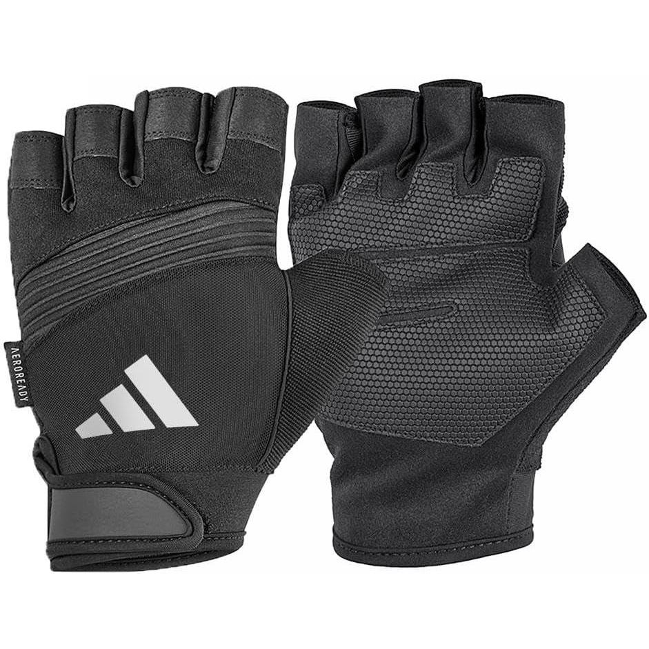 imageadidas Aeroready Performance Weightlifting Gloves Fingerless Workout GlovesGrey