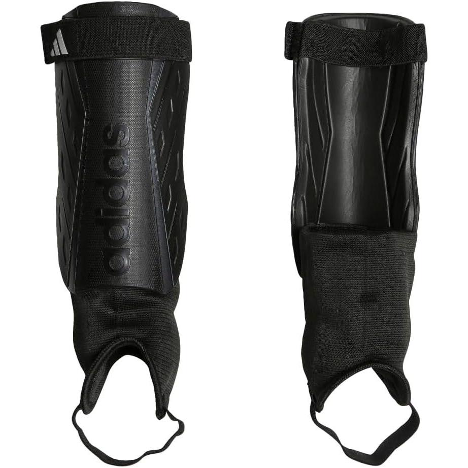 imageadidas UnisexChild Tiro Match Shin GuardsBlackWhiteIron Metallic