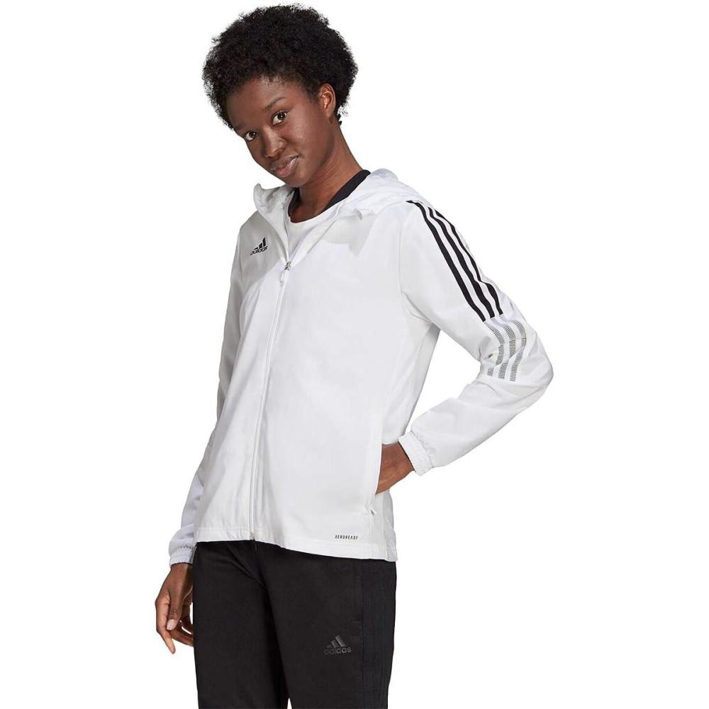 imageadidas Womens Tall Size Tiro 21 WindbreakerWhite