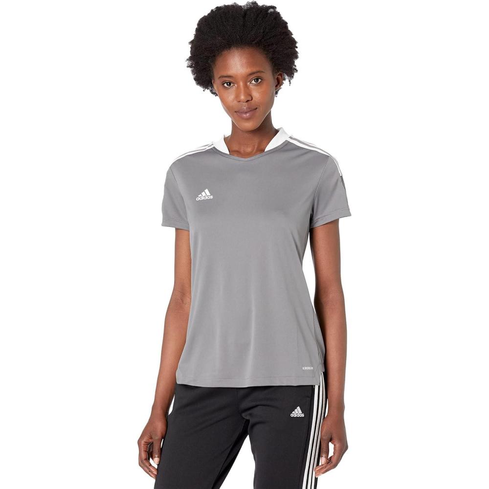 imageadidas Womens Tiro 21 Training JerseyTeam Grey Four