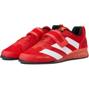 adidas Unisex-Adult Adipower Weightlifting 3 ShoesCross Trainer(Vivid Red/White/Impact Orange)