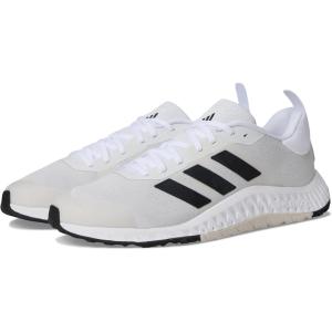 adidas Unisex-Adult Everyset Training Sneaker(White/Black/Grey)