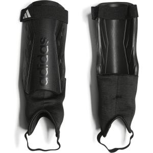adidas Unisex-Adult Tiro Soft Ground Match Shin Guards(Black/White/Iron Metallic)