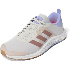 adidas Womens Everyset Versatile Training Sneakers Shoes – Black, White(Chalk White/Warm Clay/Violet Tone)