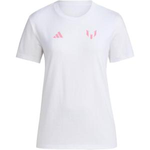 adidas Women’s Messi Generic Short Sleeve T-Shirt(White)