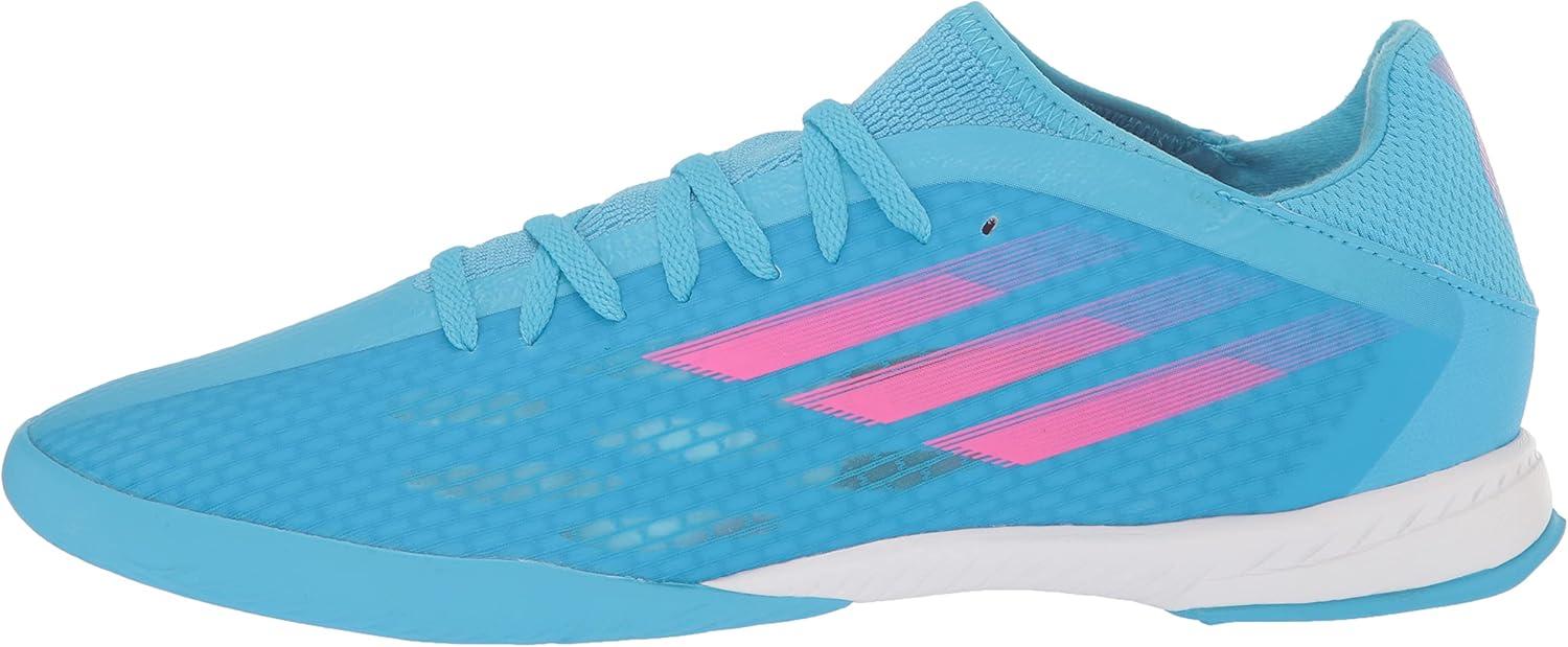 imageadidas Mens X Speedflow3 Indoor Soccer ShoesSky RushTeam Shock PinkWhite