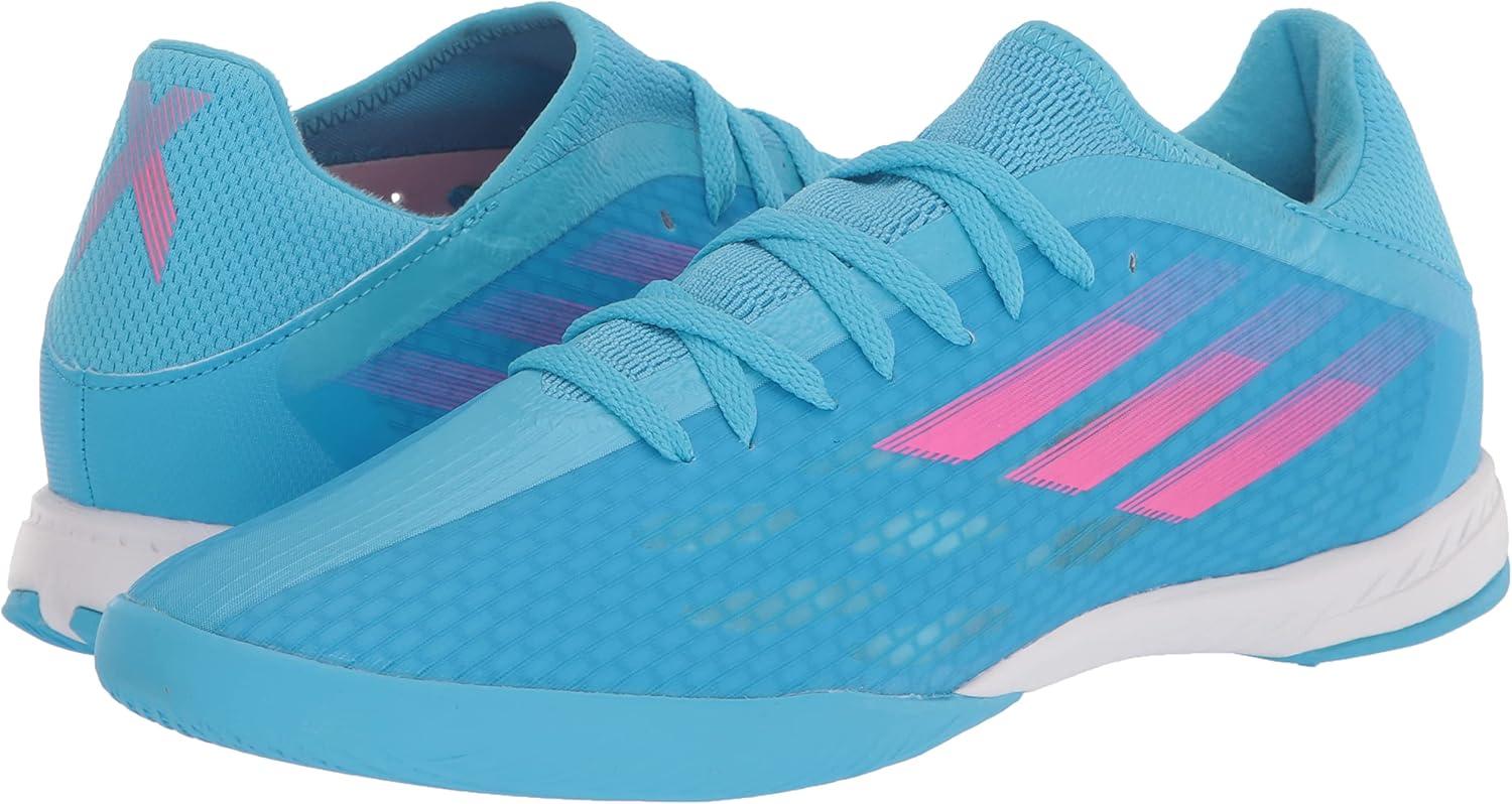 imageadidas Mens X Speedflow3 Indoor Soccer ShoesSky RushTeam Shock PinkWhite