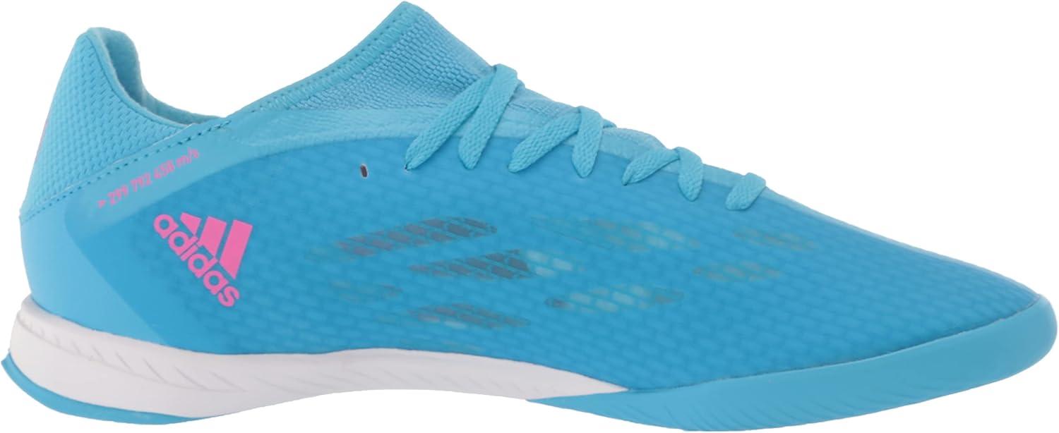 imageadidas Mens X Speedflow3 Indoor Soccer ShoesSky RushTeam Shock PinkWhite