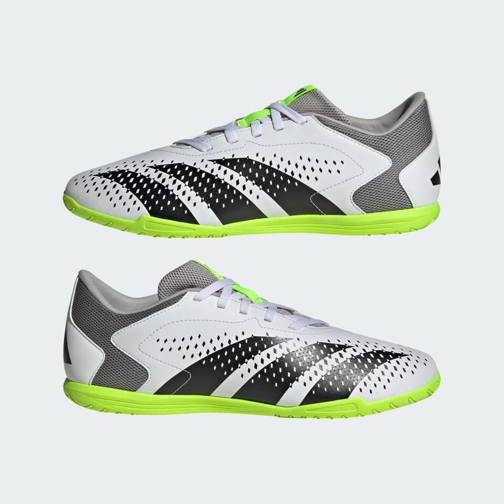 imageadidas Unisex Accuracy4 Turf Flexible Ground Soccer ShoeFootwear WhiteCore BlackLucid Lemon