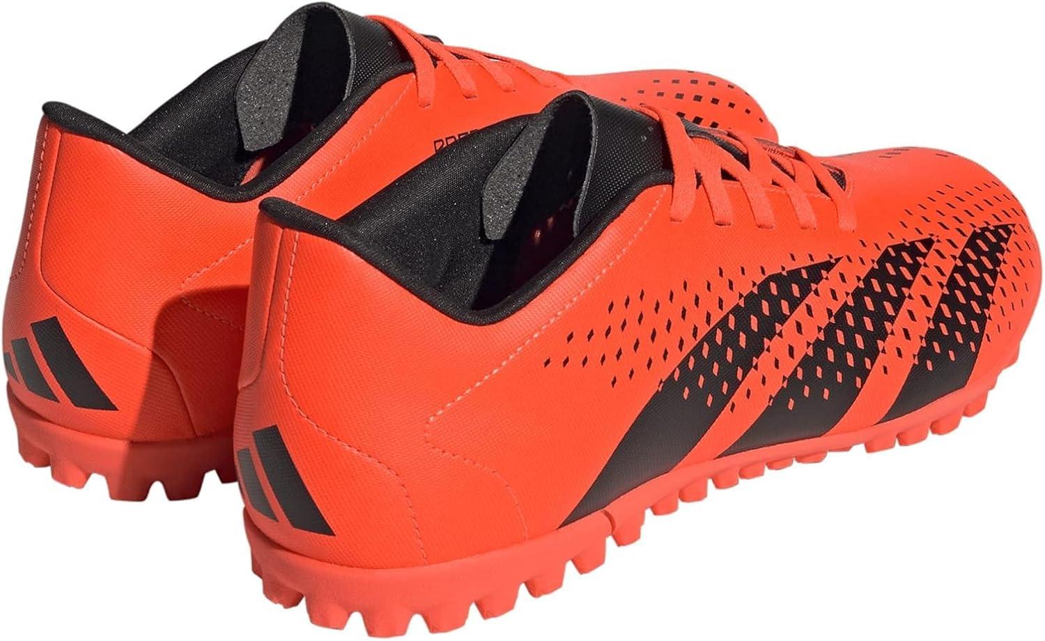 imageadidas Unisex Accuracy4 Turf Flexible Ground Soccer ShoeTeam Solar OrangeBlackBlack