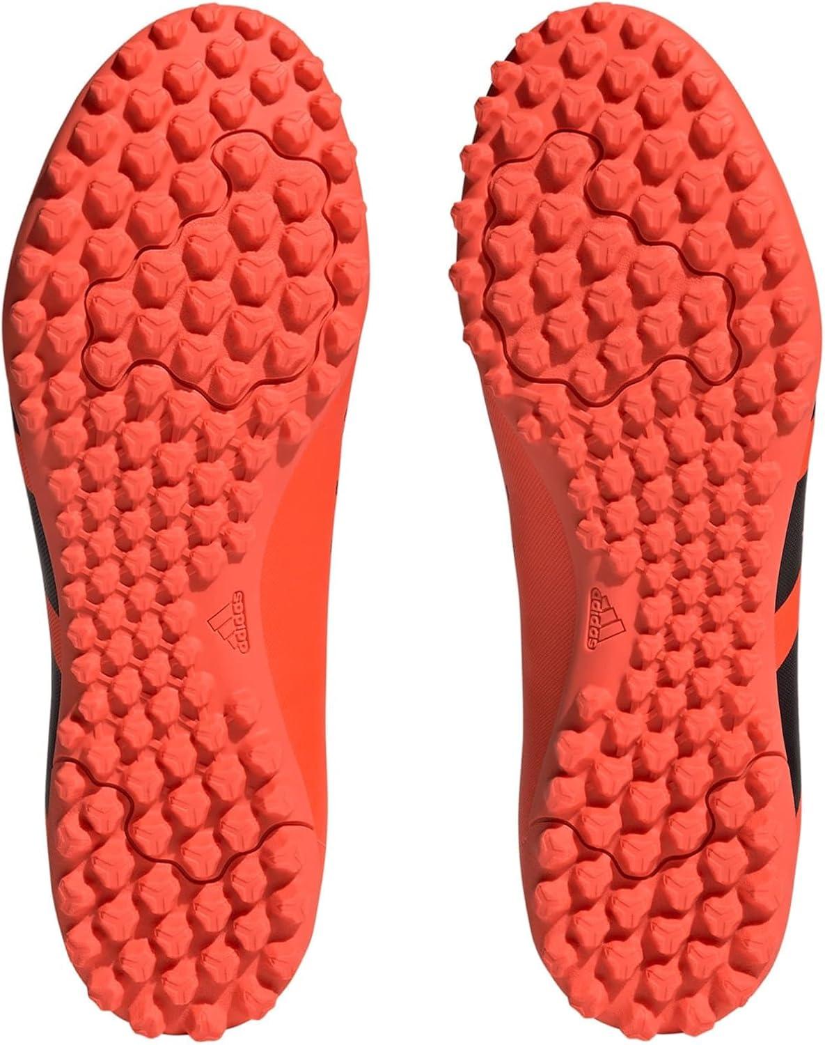 imageadidas Unisex Accuracy4 Turf Flexible Ground Soccer ShoeTeam Solar OrangeBlackBlack