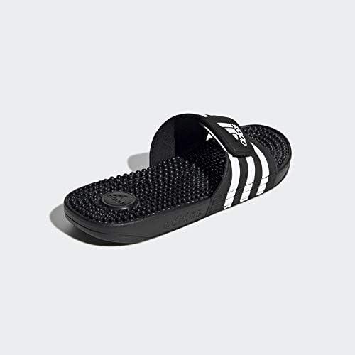 imageadidas Unisex Adult Adissage Slides SandalBlackWhiteBlack