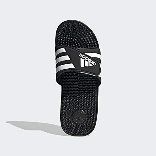 imageadidas Unisex Adult Adissage Slides SandalBlackWhiteBlack
