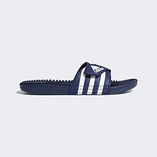 imageadidas Unisex Adult Adissage Slides SandalDark BlueWhiteDark Blue