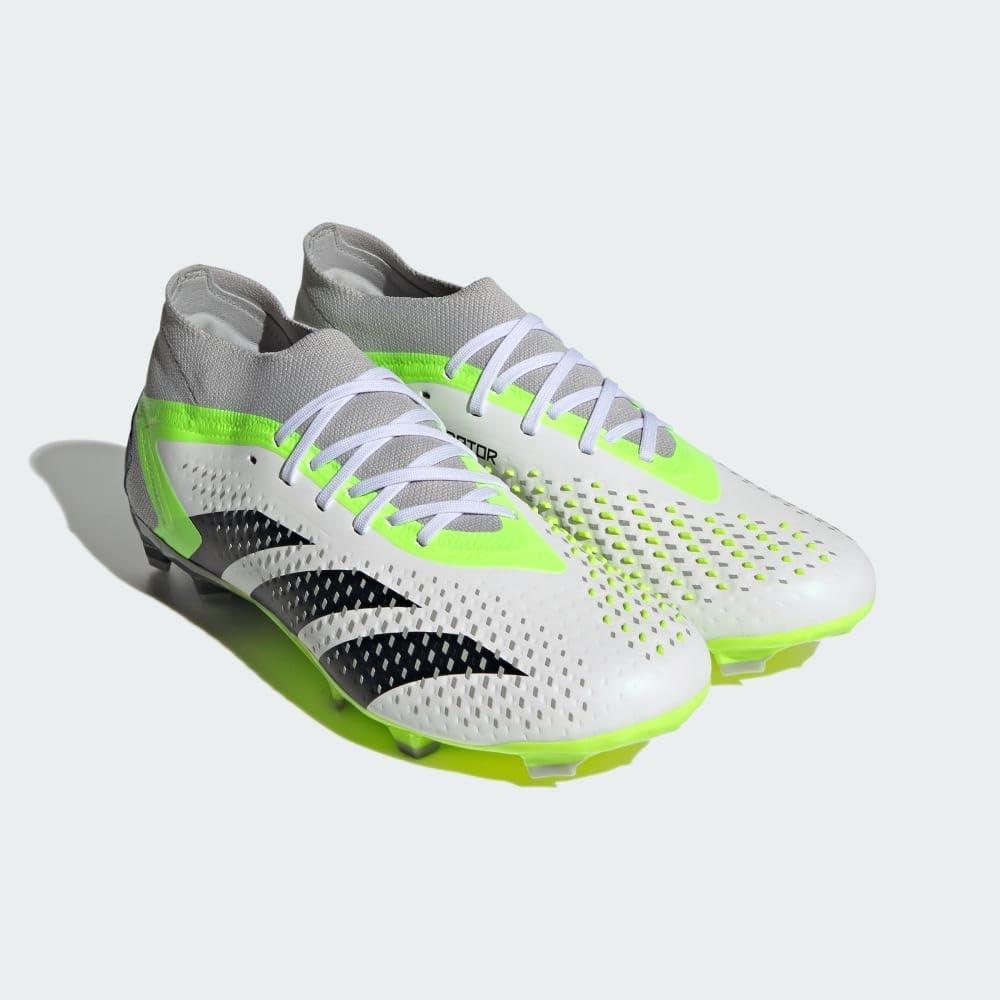 imageadidas Unisex Adult Predator Accuracy2 SneakersWhiteCore BlackLucid Lemon