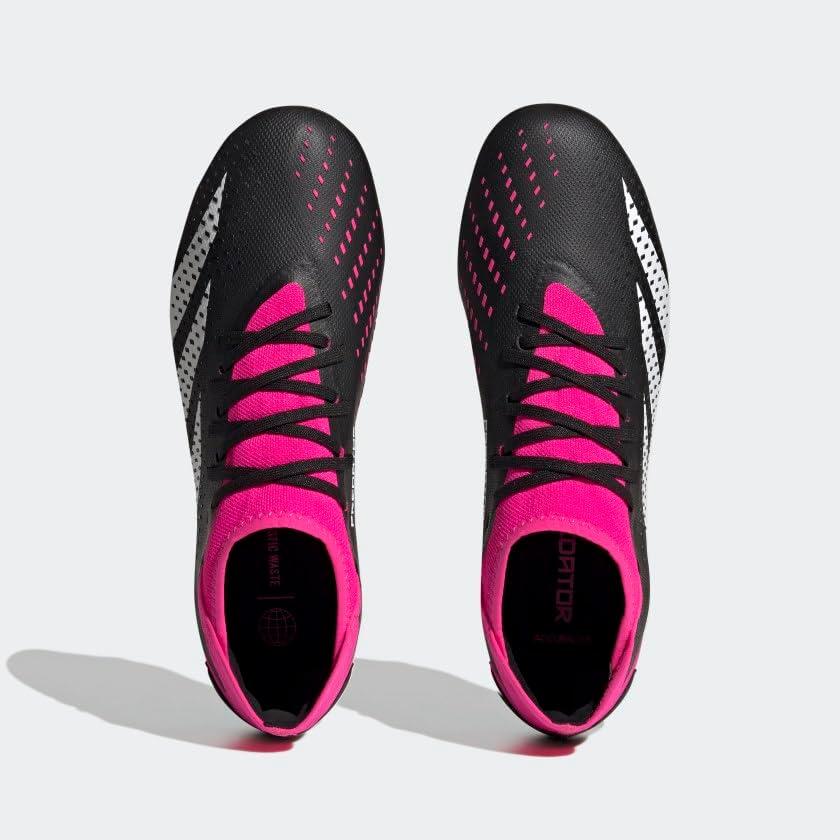 imageadidas UnisexAdult Football Shoes Firm GroundBlackWhiteTeam Shock Pink