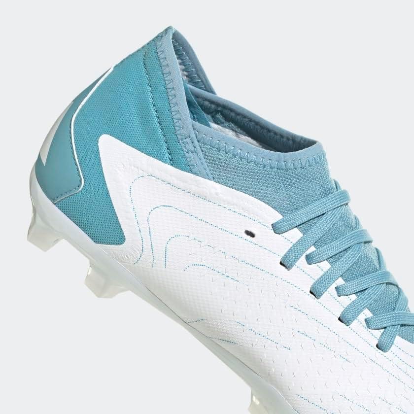 imageadidas UnisexAdult Football Shoes Firm GroundCloud WhiteGrey TwoPreloved Blue