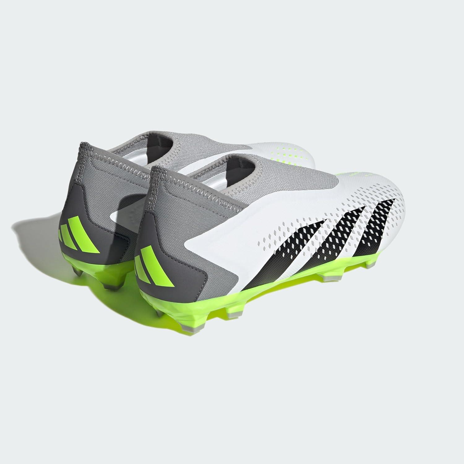 imageadidas UnisexAdult Football Shoes Firm GroundFtwr White Core Black Lucid Lemon