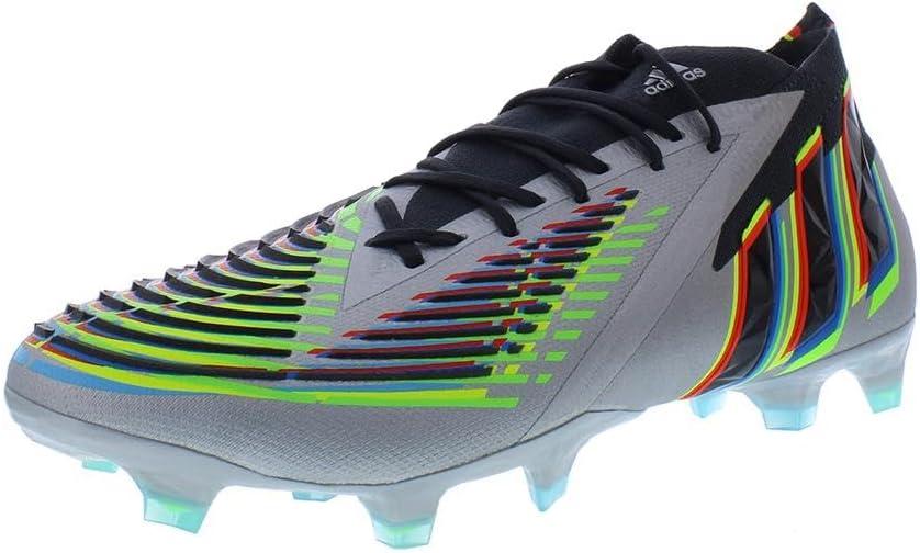 imageadidas UnisexAdult Football Shoes Firm GroundSilver MetallicCore BlackTeam Solar Greensilver