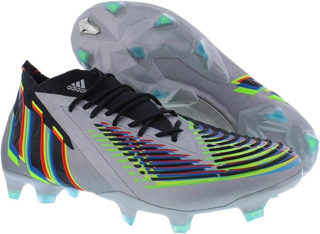 imageadidas UnisexAdult Football Shoes Firm GroundSilver MetallicCore BlackTeam Solar Greensilver