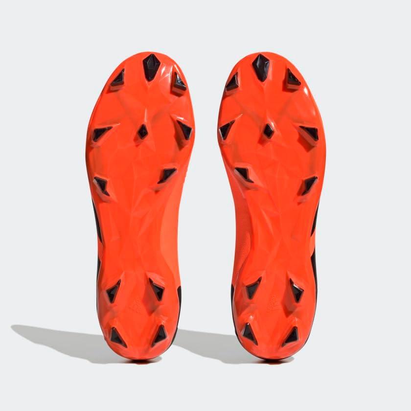 imageadidas UnisexAdult Football Shoes Firm GroundTeam Solar OrangeBlackBlack