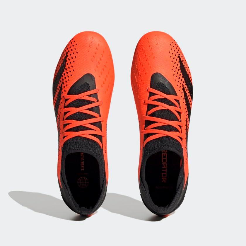 imageadidas UnisexAdult Football Shoes Firm GroundTeam Solar OrangeBlackBlack