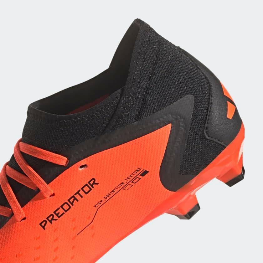 imageadidas UnisexAdult Football Shoes Firm GroundTeam Solar OrangeBlackBlack