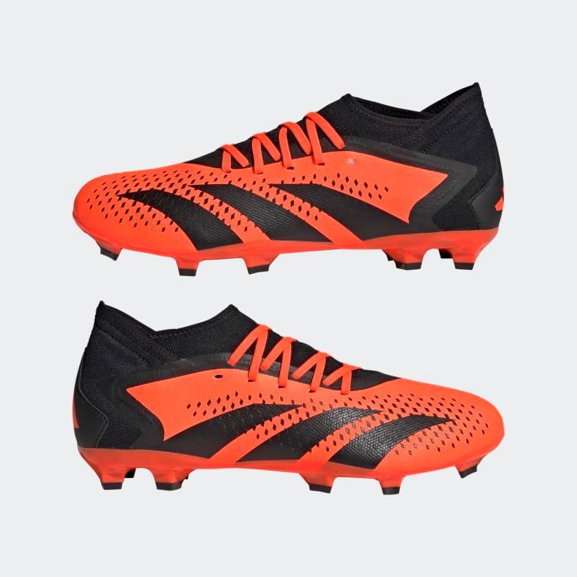 imageadidas UnisexAdult Football Shoes Firm GroundTeam Solar OrangeBlackBlack