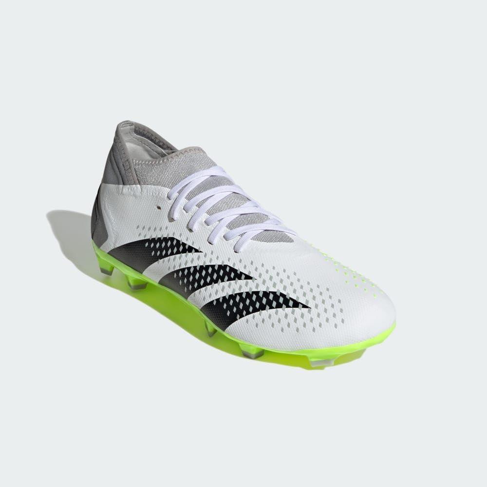 imageadidas UnisexAdult Football Shoes Firm GroundWhiteCore BlackLucid Lemon
