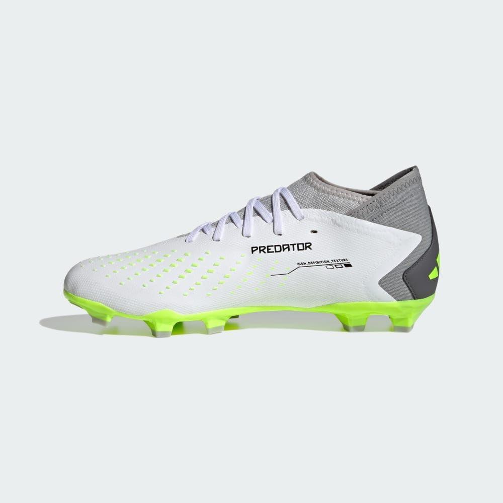 imageadidas UnisexAdult Football Shoes Firm GroundWhiteCore BlackLucid Lemon