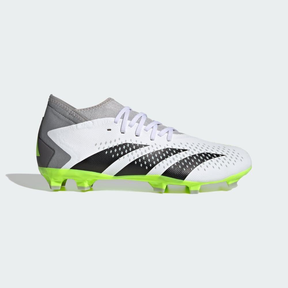imageadidas UnisexAdult Football Shoes Firm GroundWhiteCore BlackLucid Lemon