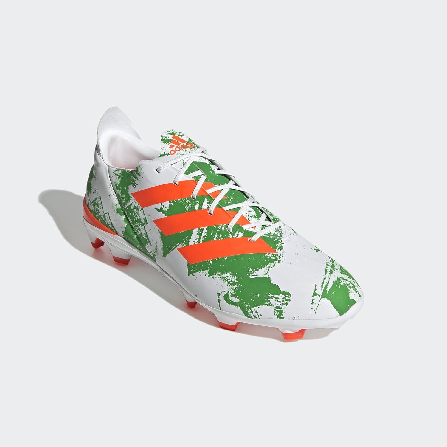 imageadidas UnisexAdult Gamemode Syn Firm Ground Soccer ShoeWhiteCollegiate BurgundyCollegiate Green