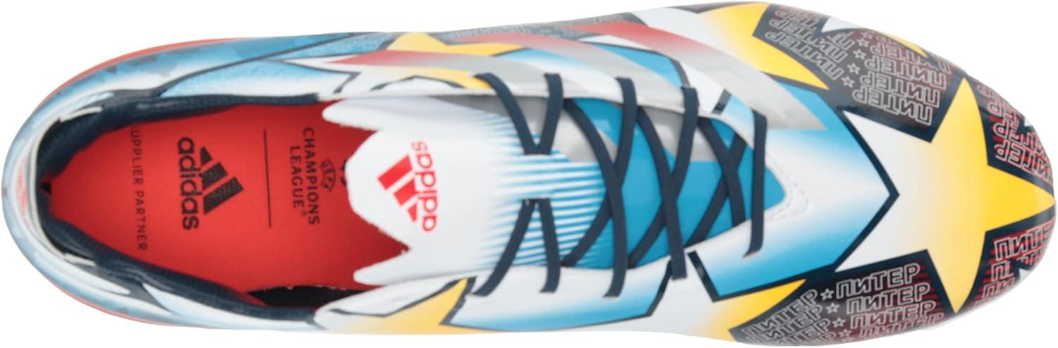 imageadidas UnisexAdult Gamemode Syn Firm Ground Soccer ShoeWhiteSilver MetallicPantone