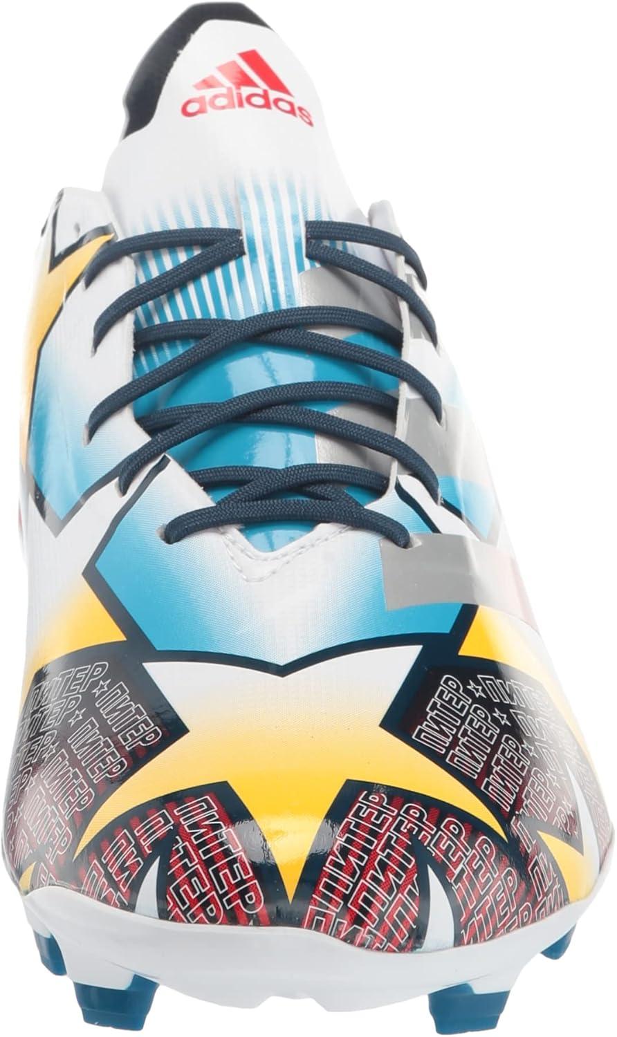 imageadidas UnisexAdult Gamemode Syn Firm Ground Soccer ShoeWhiteSilver MetallicPantone