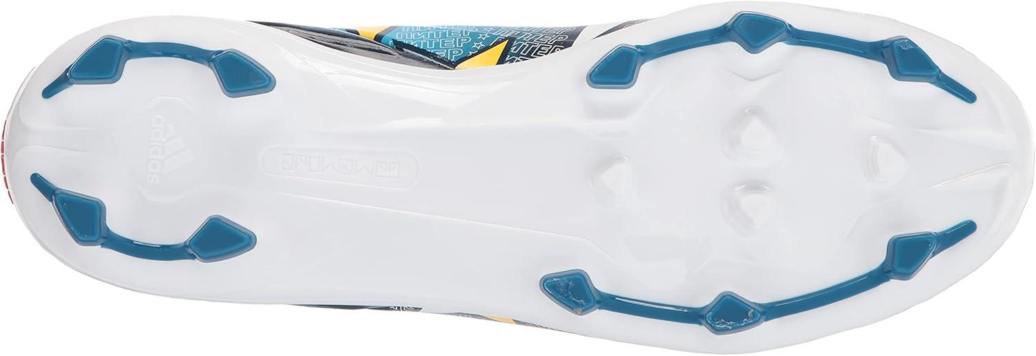 imageadidas UnisexAdult Gamemode Syn Firm Ground Soccer ShoeWhiteSilver MetallicPantone