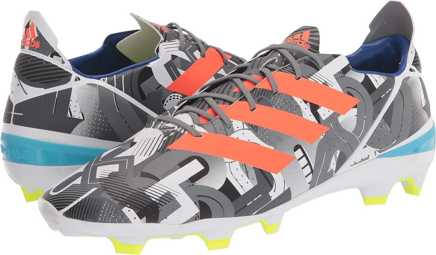 imageadidas UnisexAdult Gamemode Syn Firm Ground Soccer ShoeWhiteSolar RedBright Cyan