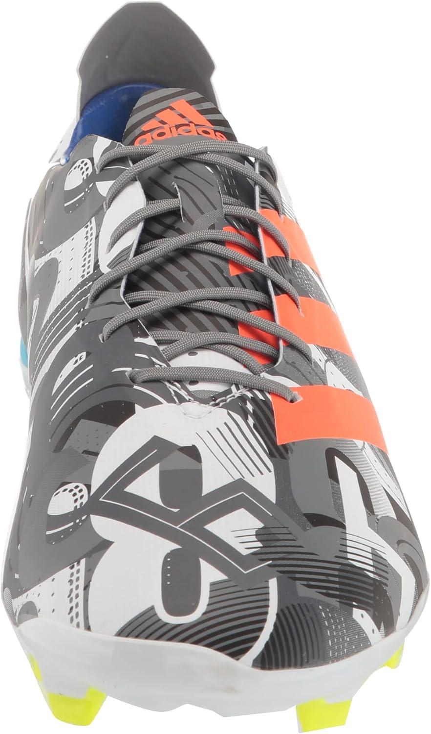 imageadidas UnisexAdult Gamemode Syn Firm Ground Soccer ShoeWhiteSolar RedBright Cyan