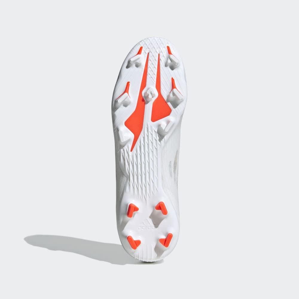 imageadidas UnisexAdult X Speedflow Messi3 Firm Ground Soccer ShoeWhiteBlackSolar Red