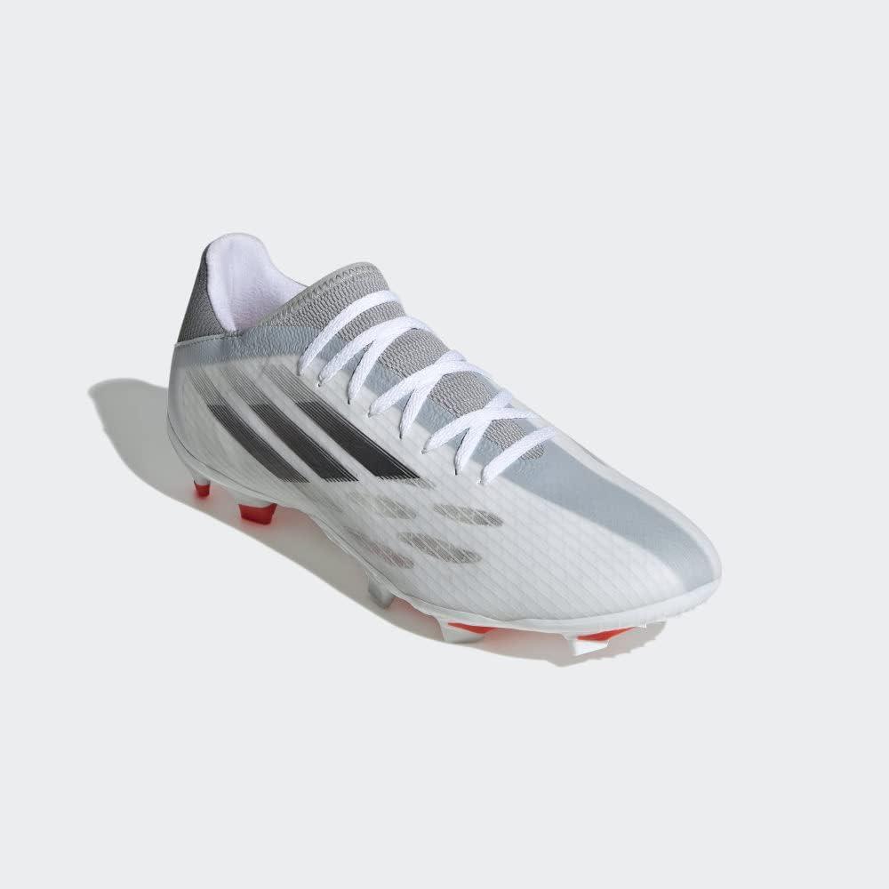 imageadidas UnisexAdult X Speedflow Messi3 Firm Ground Soccer ShoeWhiteBlackSolar Red