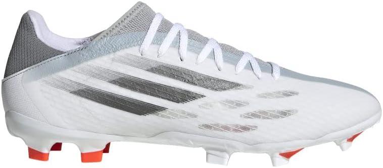 imageadidas UnisexAdult X Speedflow Messi3 Firm Ground Soccer ShoeWhiteBlackSolar Red