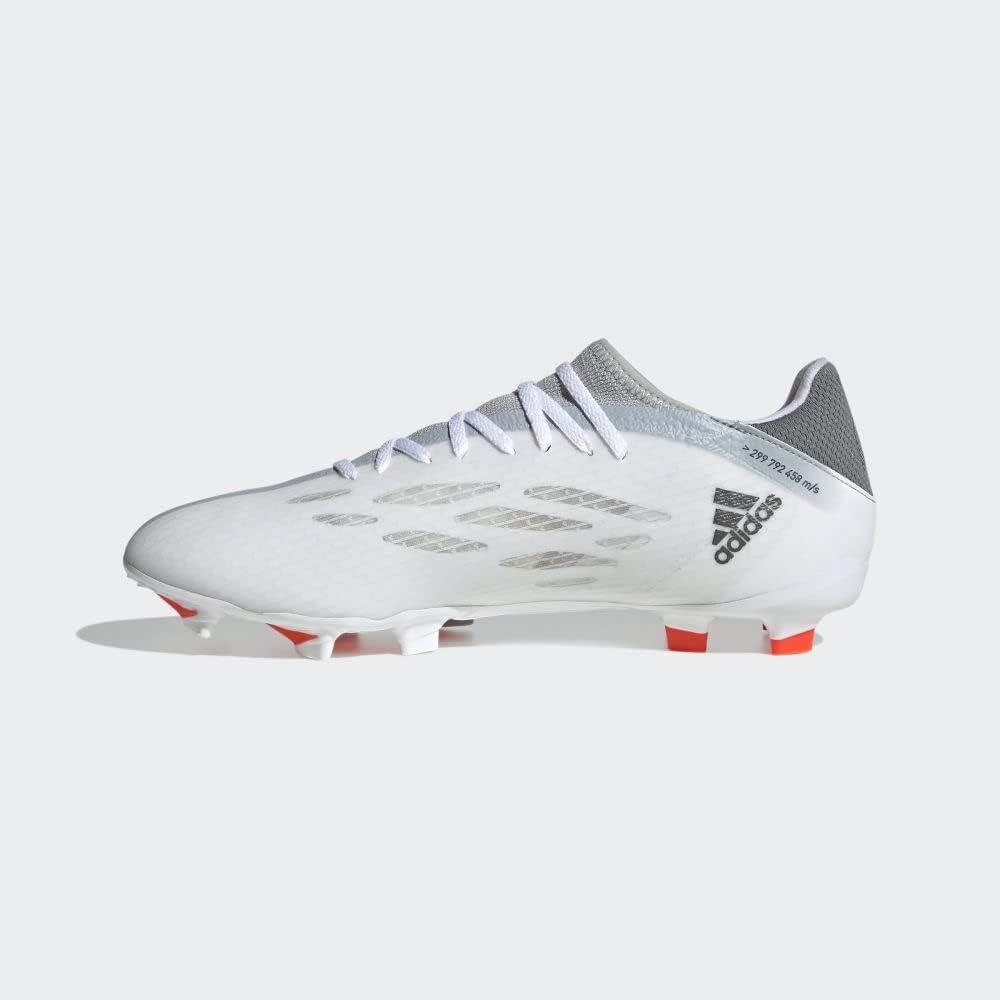 imageadidas UnisexAdult X Speedflow Messi3 Firm Ground Soccer ShoeWhiteBlackSolar Red