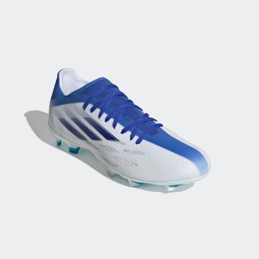 imageadidas UnisexAdult X Speedflow Messi3 Firm Ground Soccer ShoeWhiteLegacy IndigoBlue