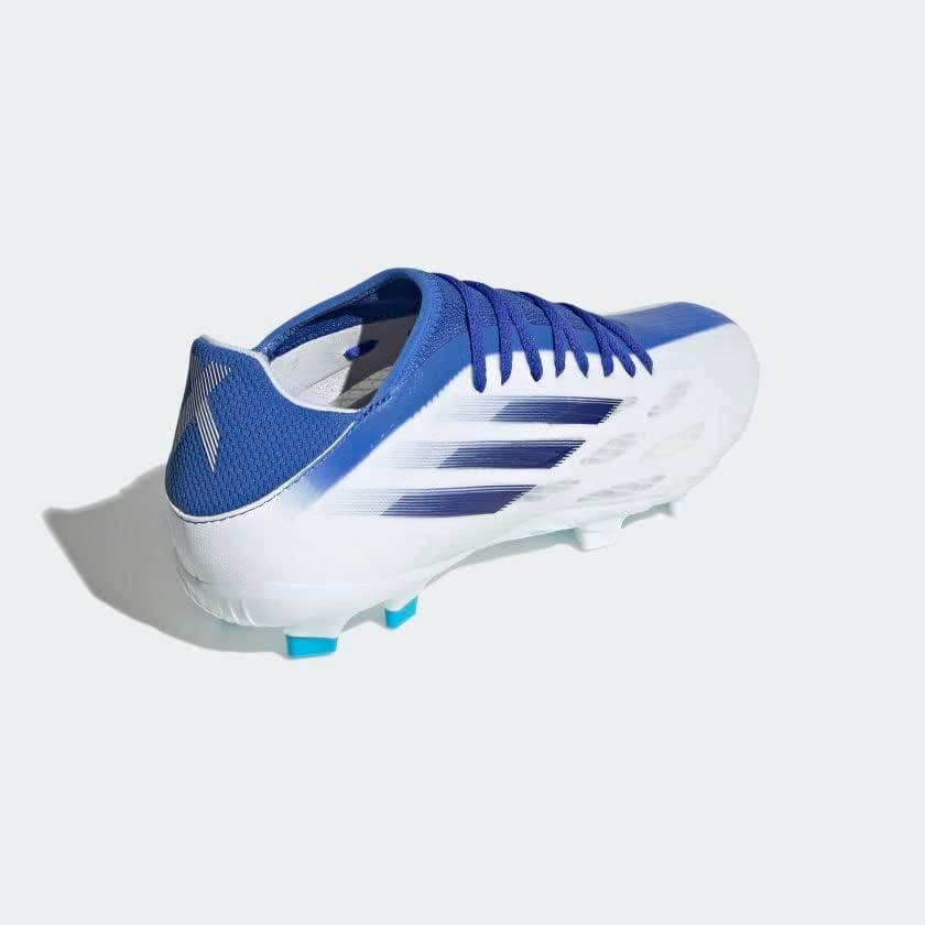 imageadidas UnisexAdult X Speedflow Messi3 Firm Ground Soccer ShoeWhiteLegacy IndigoBlue